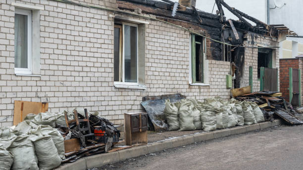 Professional Smoke Damage Removal technician working in Lutz, FL